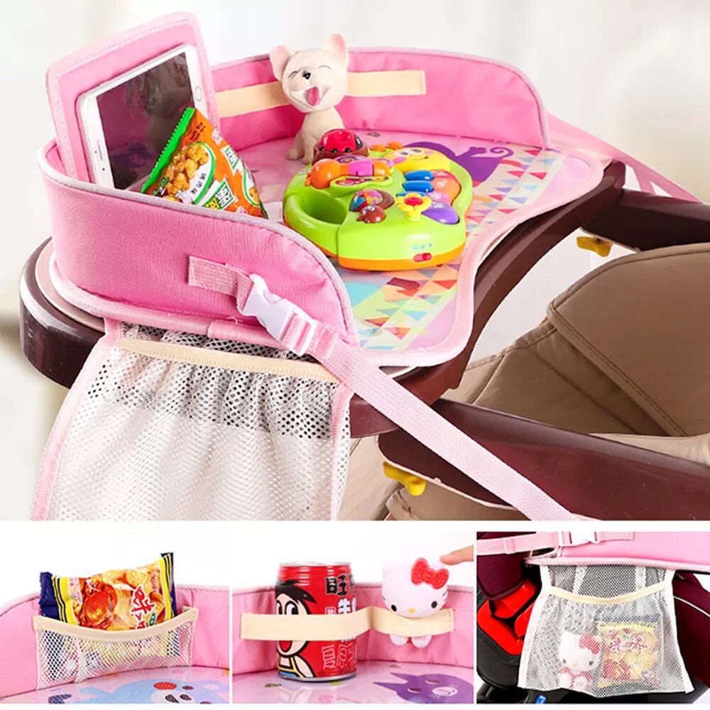 Portable Waterproof Baby Car Tray